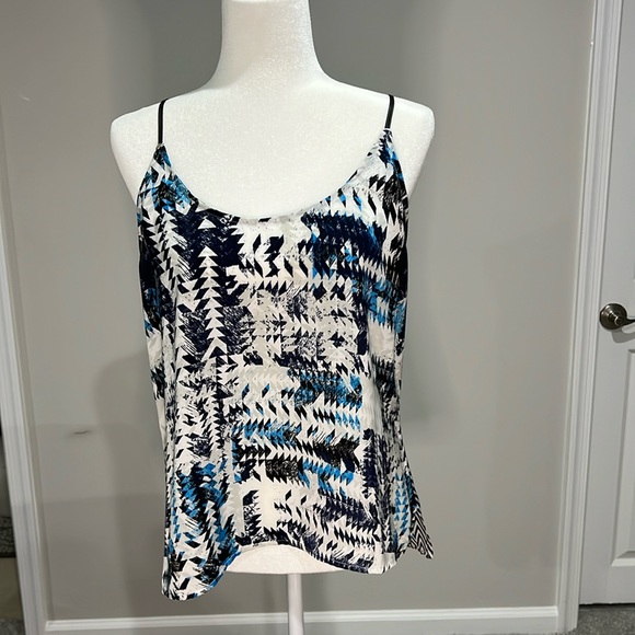 Trouvé size Large top with faux leather straps. - Picture 1 of 3